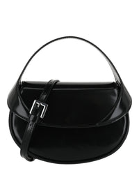 ByFar Womens Hari Patent Leather Shoulder Bag