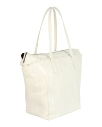 ByFar Womens Solid Leather Tote