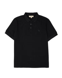 Burberry Short Sleeve Polo Shirt Men Black Black