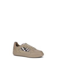 Burberry Arthur Leather Sneakers Men Beige