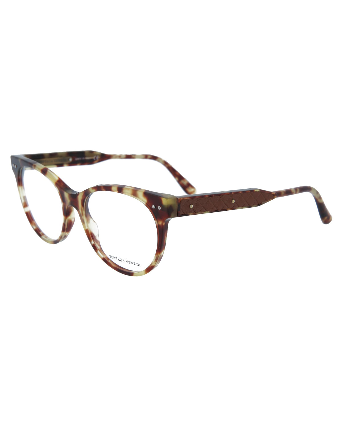 Bottega Veneta Womens Cat Eye Avana Transparent Fashion Designer Eyewear