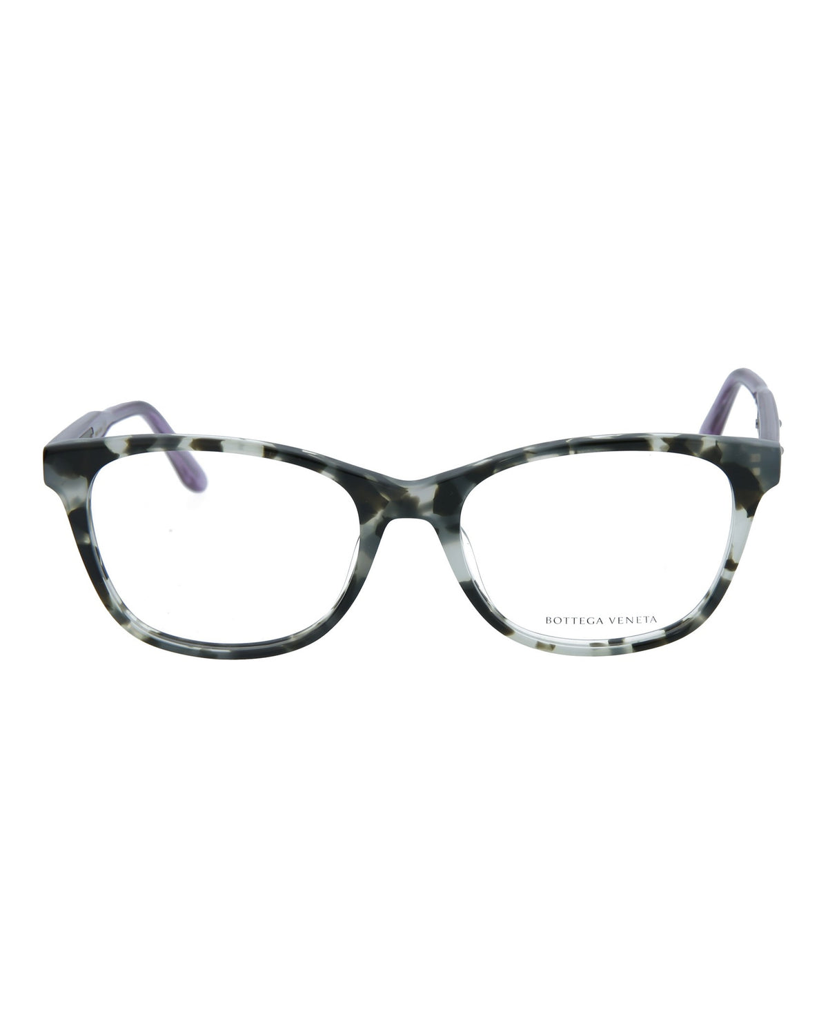 Bottega Veneta Womens Cat Eye Avana Violet Transparent Fashion Designer Eyewear