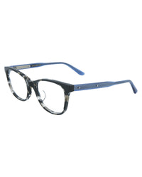 Bottega Veneta Womens Cat Eye Avana Blue Transparent Fashion Designer Eyewear