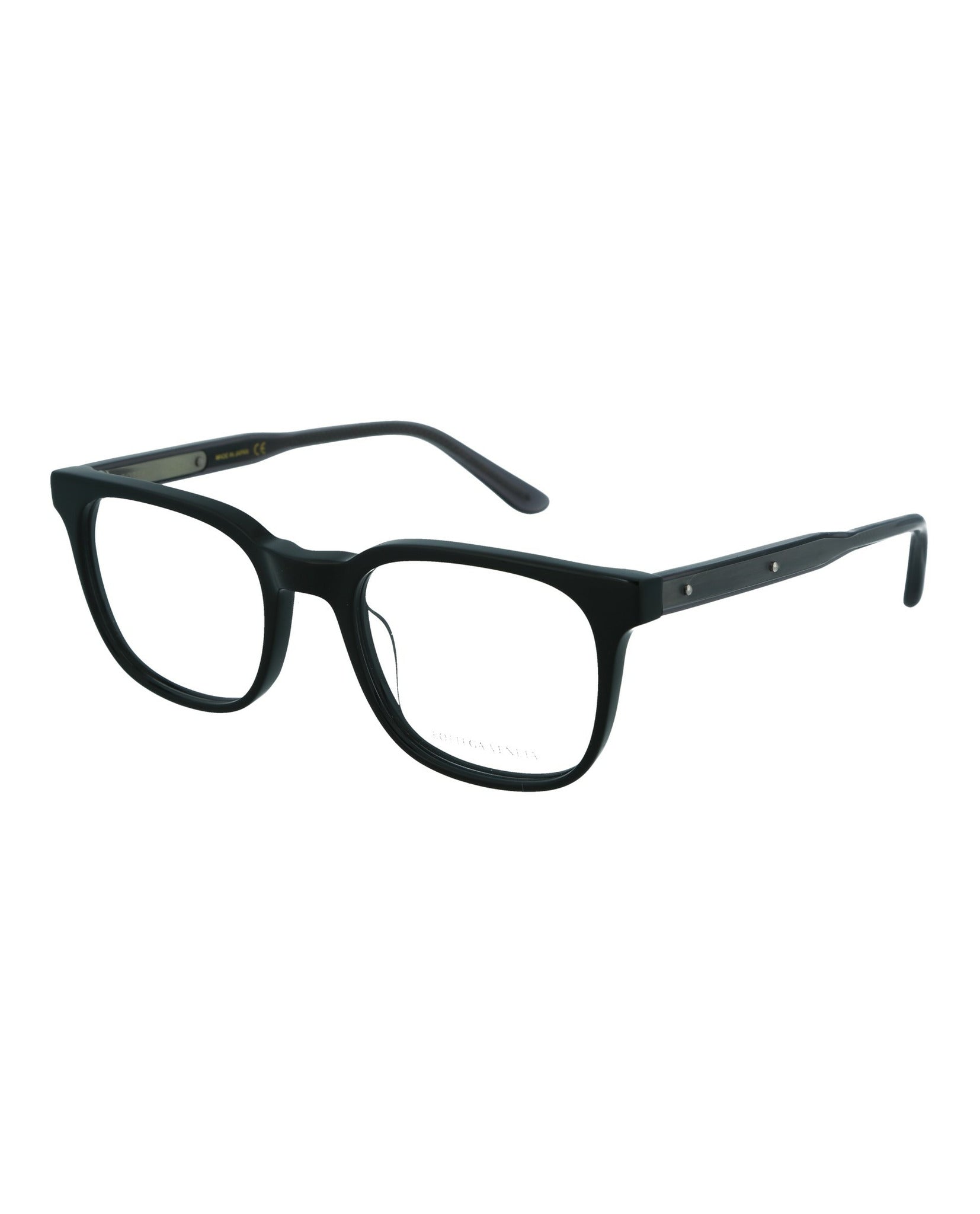 Bottega Veneta Bottega Veneta Unisex Square/Rectangle Black Grey Transparent Fashion Designer Eyewear