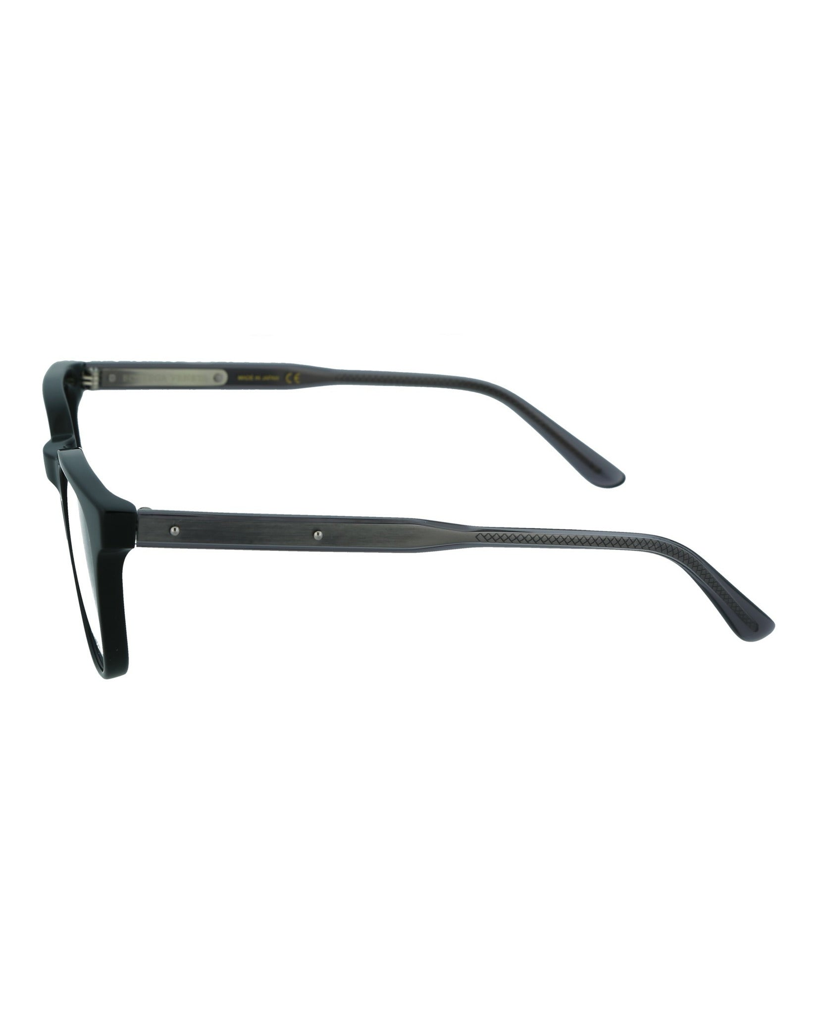 Bottega Veneta Bottega Veneta Unisex Square/Rectangle Black Grey Transparent Fashion Designer Eyewear