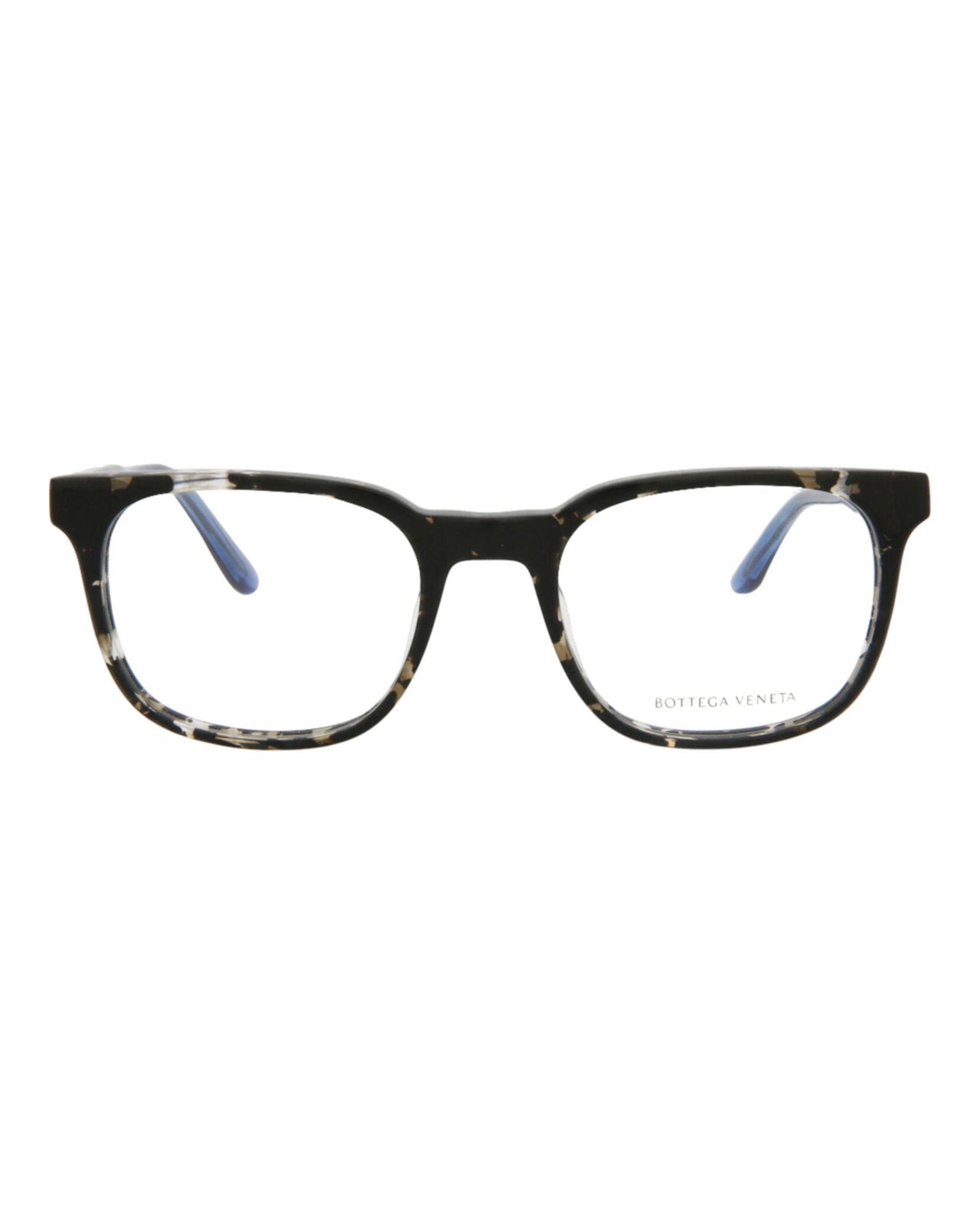 Bottega Veneta Bottega Veneta Unisex Square/Rectangle Avana Blue Transparent Fashion Designer Eyewear