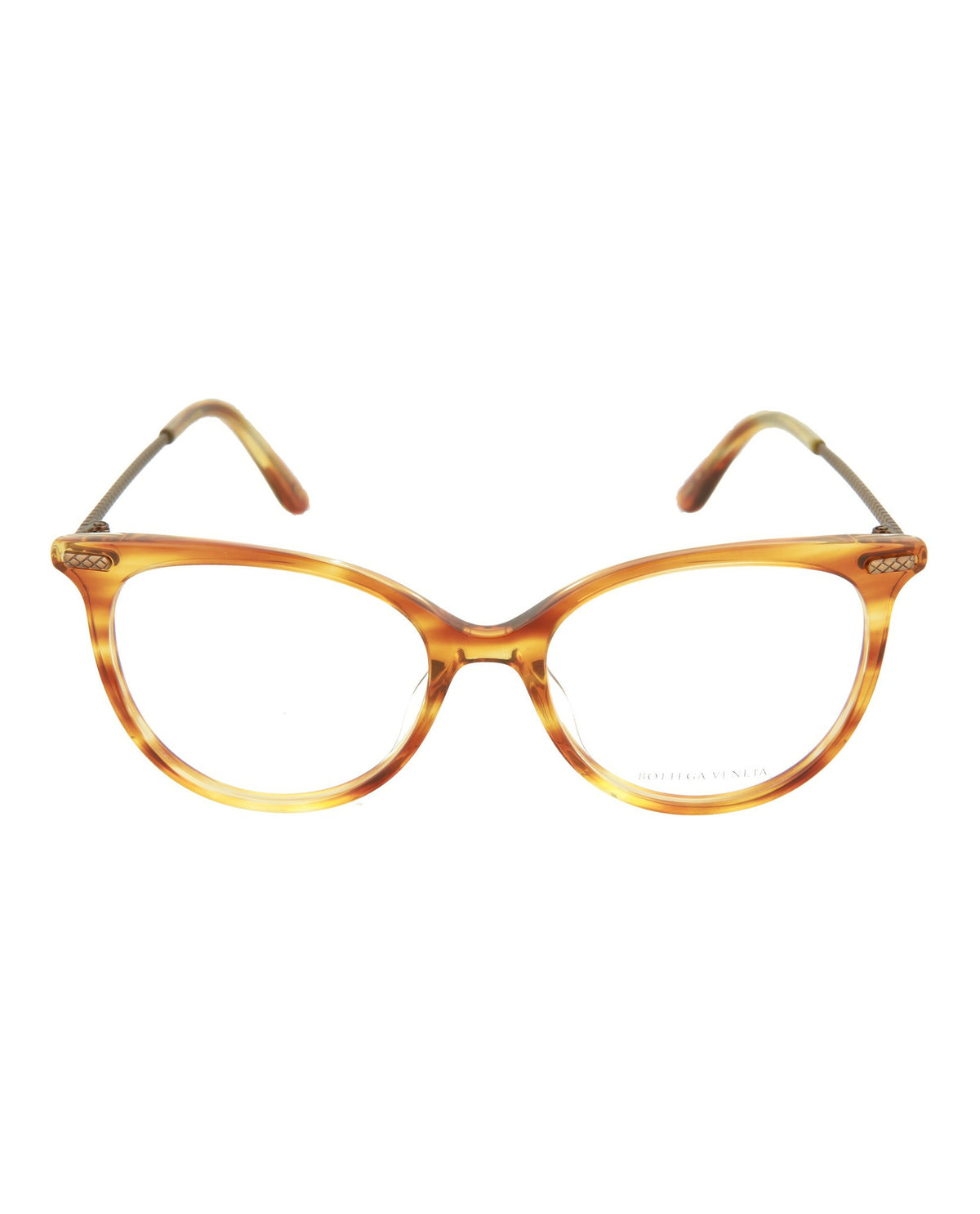 Bottega Veneta Womens Cat Eye Avana Bronze Transparent Fashion Designer Eyewear