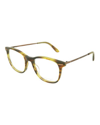 Bottega Veneta Mens Square/Rectangle Avana Bronze Transparent Fashion Designer Eyewear