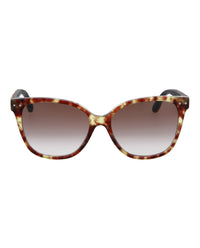 Bottega Veneta Womens Square/Rectangle Avana Brown Brown Fashion Designer Eyewear