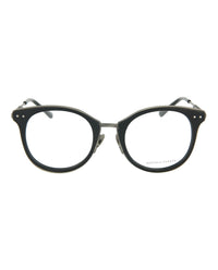 Bottega Veneta Bottega Veneta Womens Round/Oval Black Silver Transparent Fashion Designer Eyewear