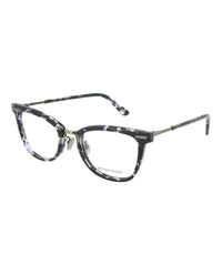 Bottega Veneta Womens Square/Rectangle Shiny Black Violet Havana Fashion Designer Eyewear