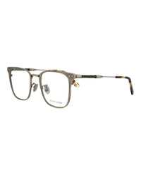 Bottega Veneta Bottega Veneta Mens Square/Rectangle Silver Silver Transparent Fashion Designer Eyewear