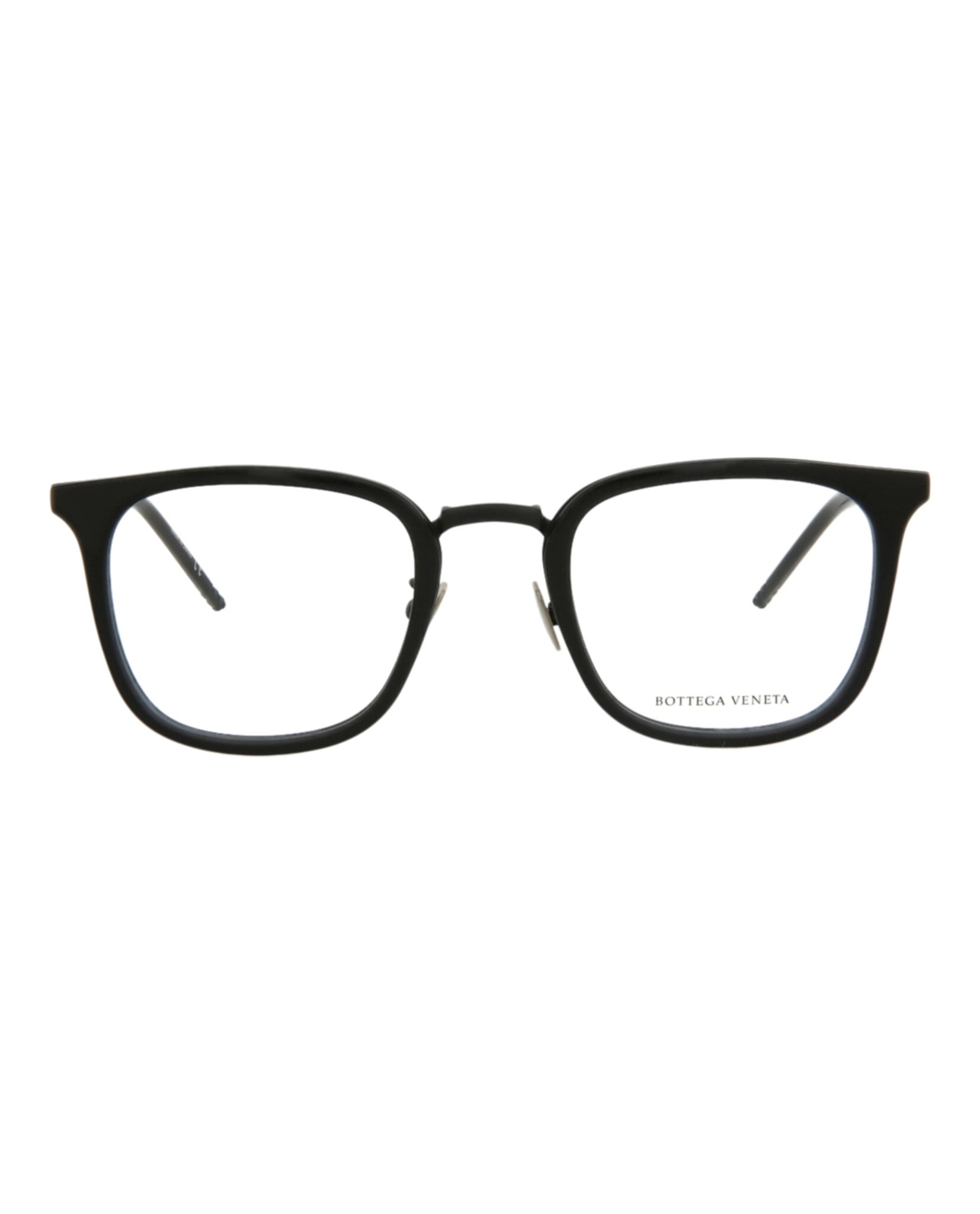 Bottega Veneta Bottega Veneta Mens Square/Rectangle Black Black Transparent Fashion Designer Eyewear