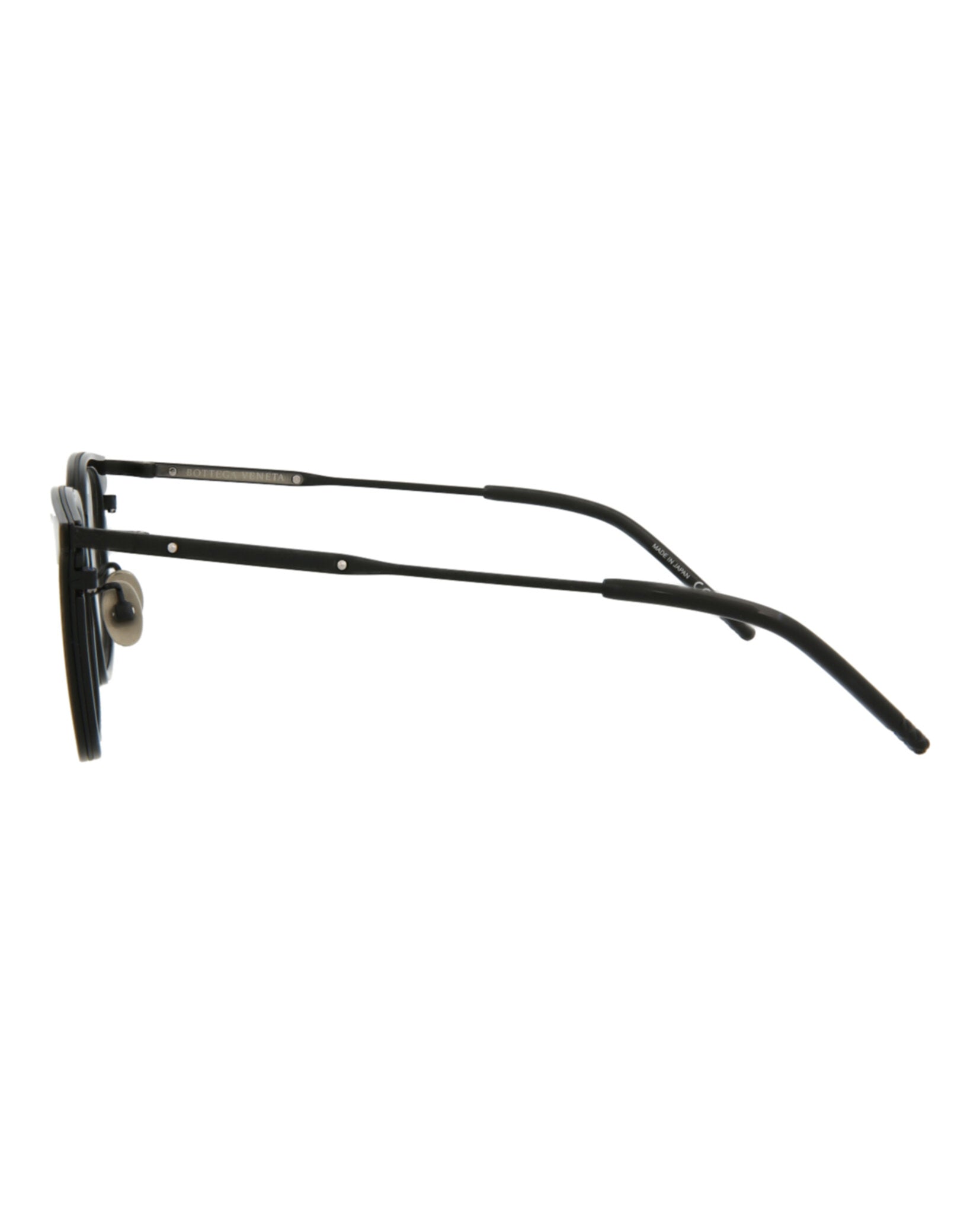 Bottega Veneta Bottega Veneta Mens Square/Rectangle Black Black Transparent Fashion Designer Eyewear