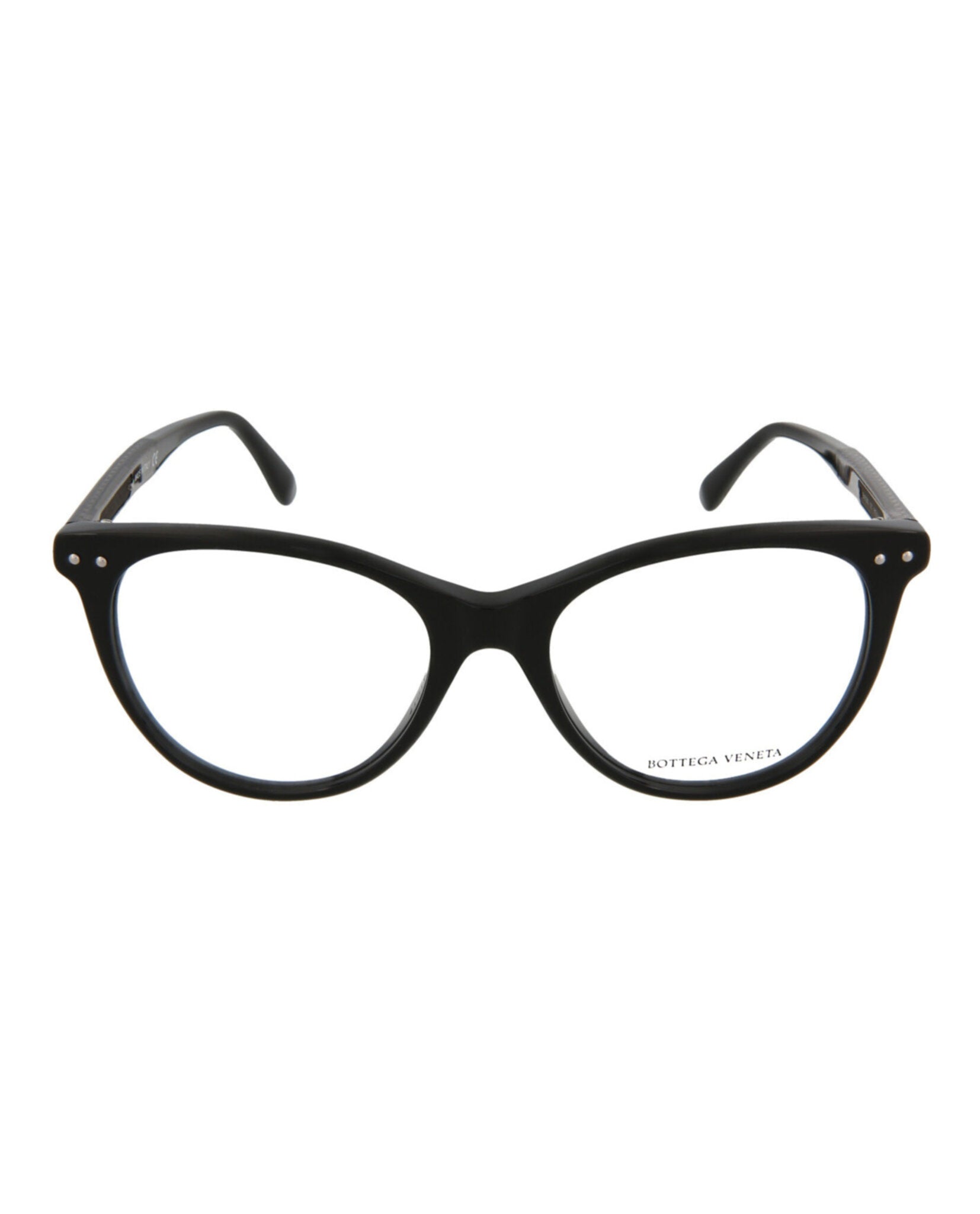 Bottega Veneta Womens Round/Oval Black Grey Transparent Fashion Designer Eyewear