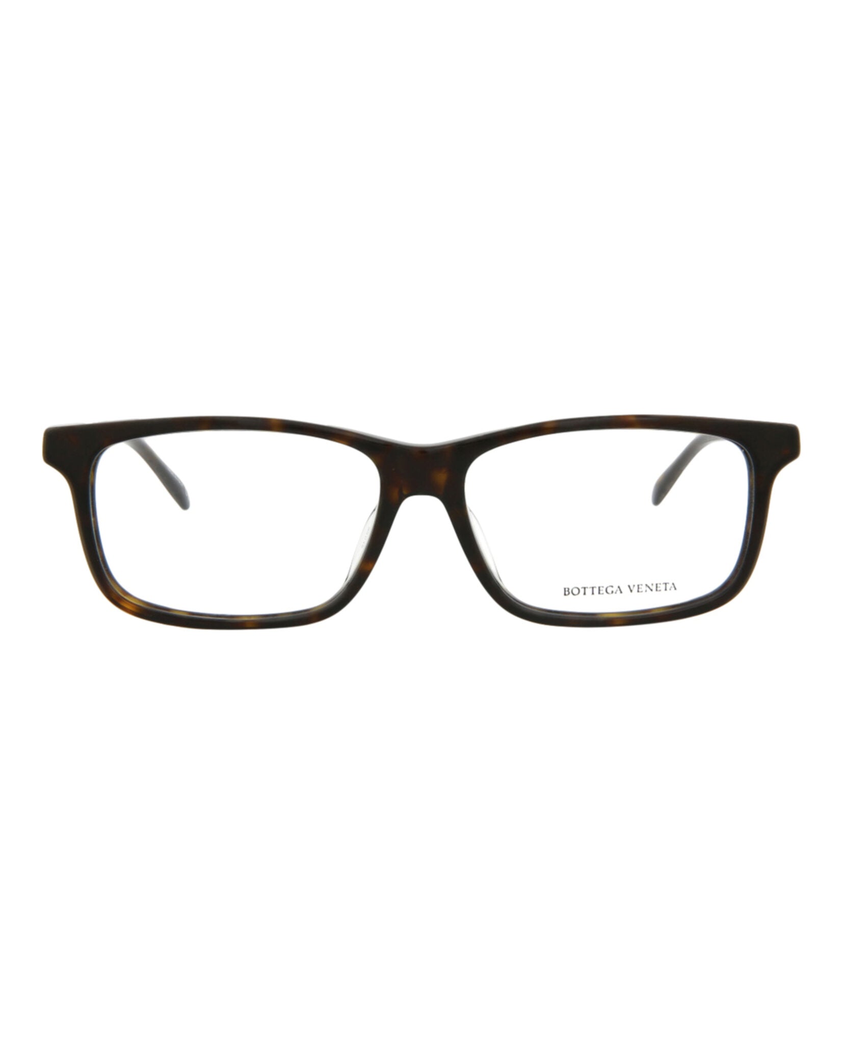 Bottega Veneta Bottega Veneta Mens Square/Rectangle Avana Silver Transparent Fashion Designer Eyewear