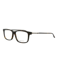 Bottega Veneta Bottega Veneta Mens Square/Rectangle Avana Silver Transparent Fashion Designer Eyewear
