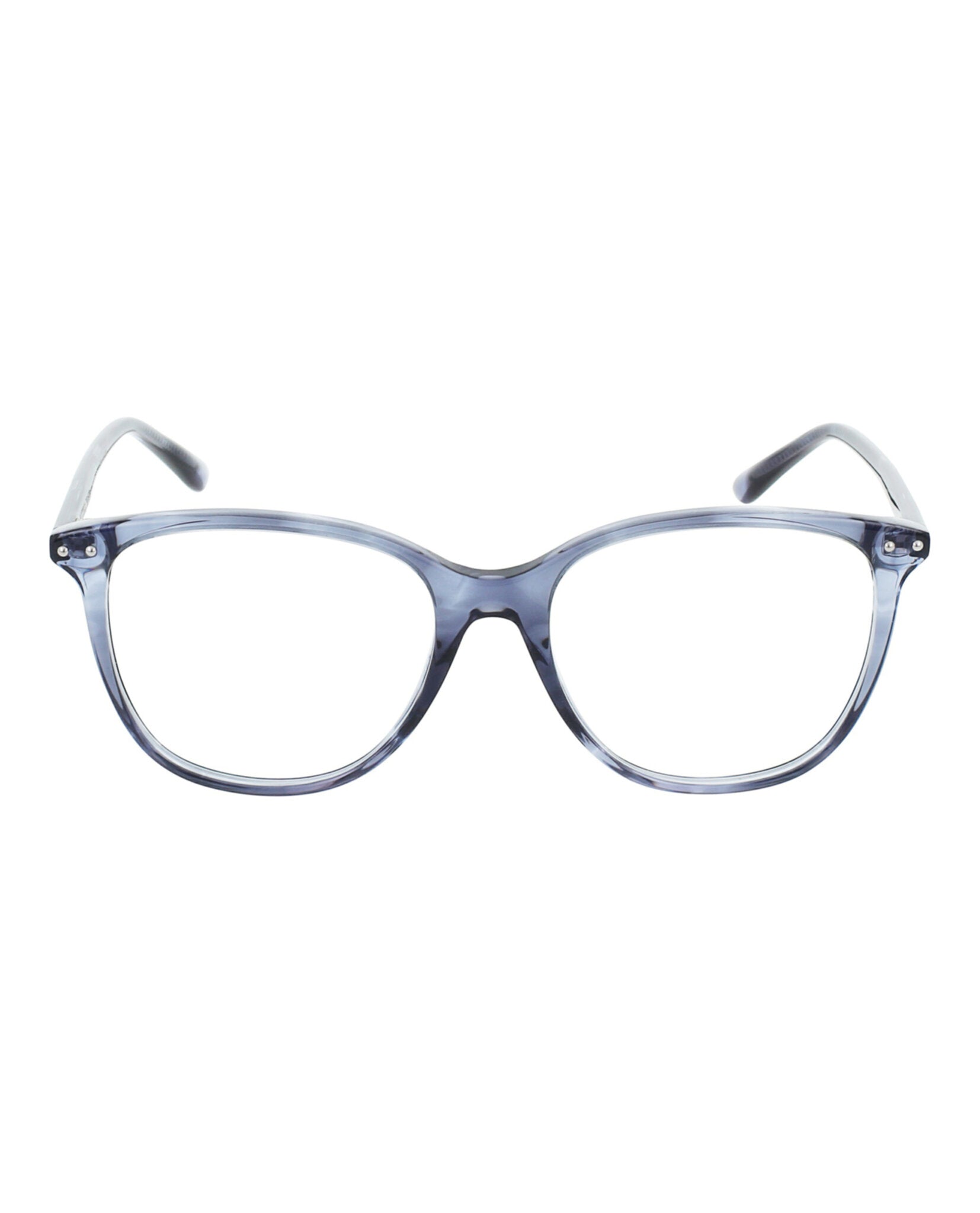 Bottega Veneta Womens Round/Oval Grey Grey Transparent Fashion Designer Eyewear