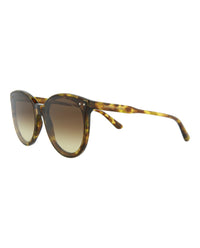 Bottega Veneta Womens Round/Oval Havana Havana Brown Fashion Designer Eyewear