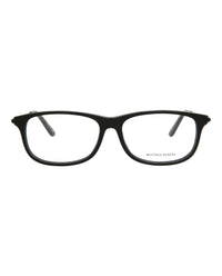 Bottega Veneta Bottega Veneta Mens Square/Rectangle Black Black Transparent Fashion Designer Eyewear