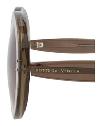 Bottega Veneta Bottega Veneta Womens Round/Oval Brown Brown Brown Fashion Designer Eyewear
