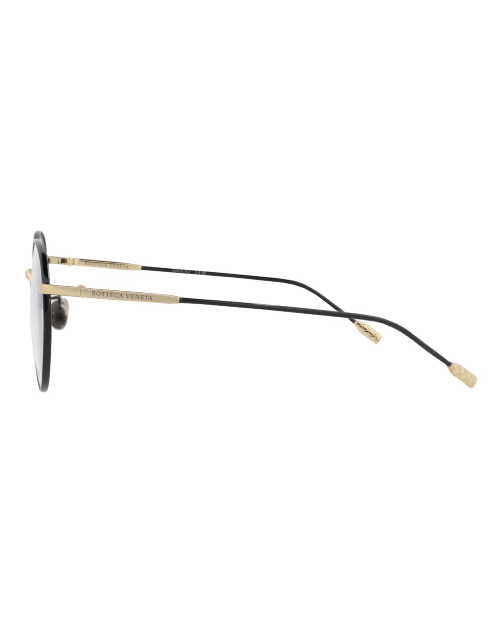 Bottega Veneta Bottega Veneta Womens Round/Oval Black Black Transparent Fashion Designer Eyewear