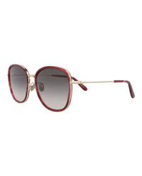 Bottega Veneta Bottega Veneta Womens Round/Oval Pink Pink Grey Fashion Designer Eyewear