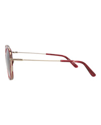 Bottega Veneta Bottega Veneta Womens Round/Oval Pink Pink Grey Fashion Designer Eyewear