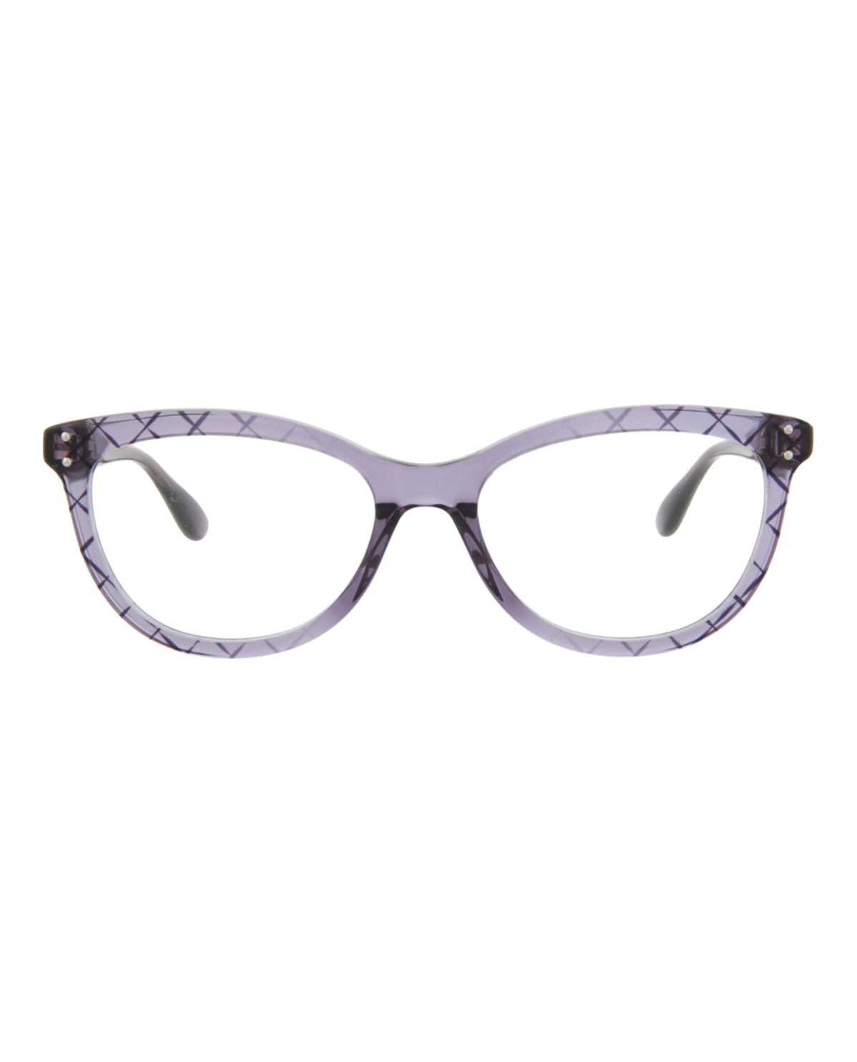 Bottega Veneta Womens Cat Eye Fuchsia Violet Transparent Fashion Designer Eyewear