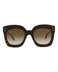 Bottega Veneta Womens Square/Rectangle Havana Crystal Brown Fashion Designer Eyewear