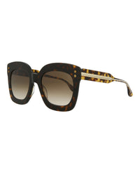 Bottega Veneta Womens Square/Rectangle Havana Crystal Brown Fashion Designer Eyewear