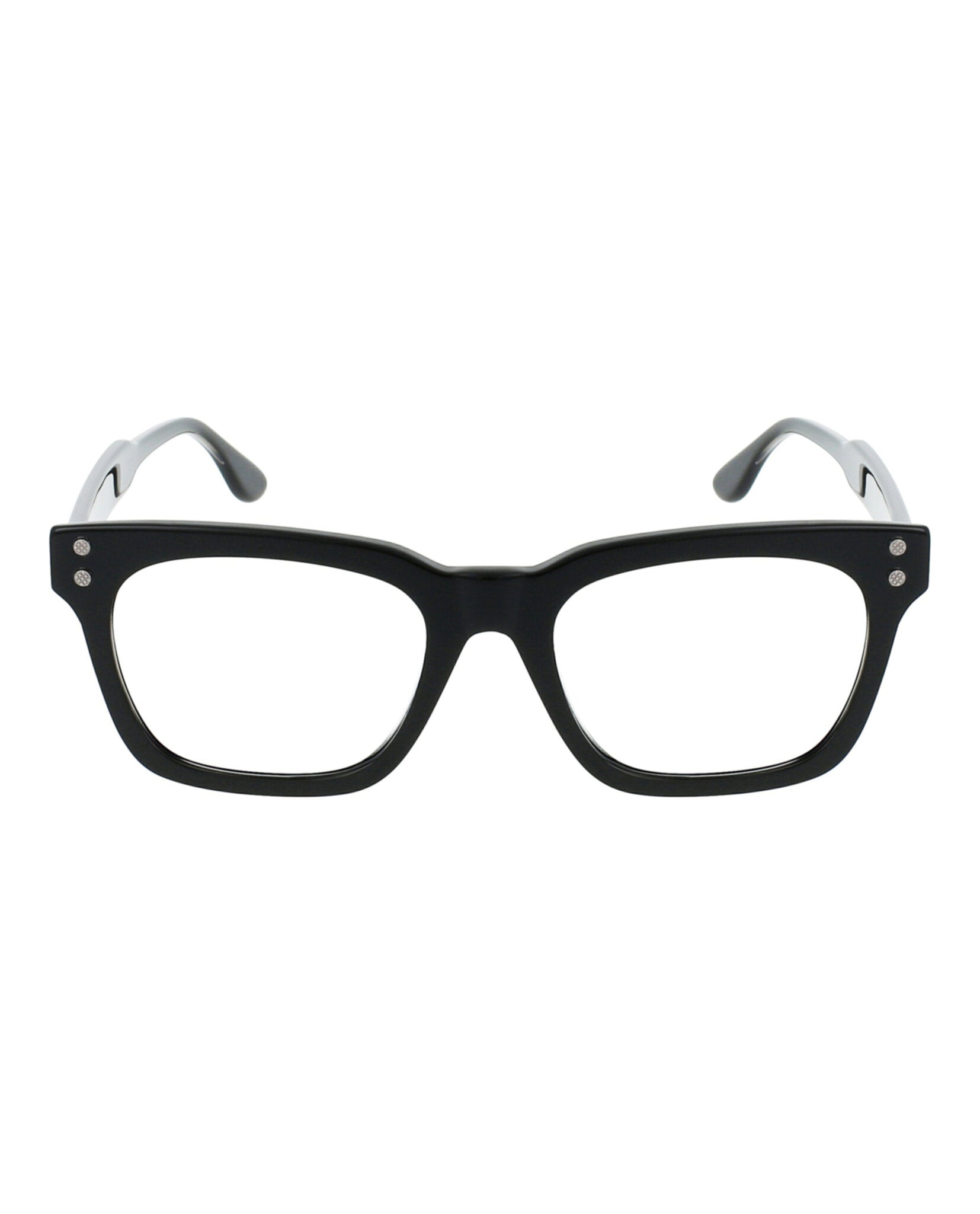 Bottega Veneta Bottega Veneta Mens Square/Rectangle Black Grey Transparent Fashion Designer Eyewear