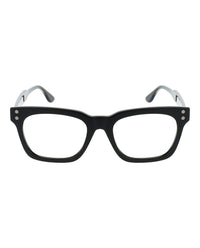 Bottega Veneta Bottega Veneta Mens Square/Rectangle Black Grey Transparent Fashion Designer Eyewear