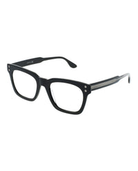 Bottega Veneta Bottega Veneta Mens Square/Rectangle Black Grey Transparent Fashion Designer Eyewear