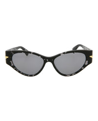 Bottega Veneta Womens Cat Eye Havana Havana Grey Fashion Designer Eyewear Havana Havana Grey