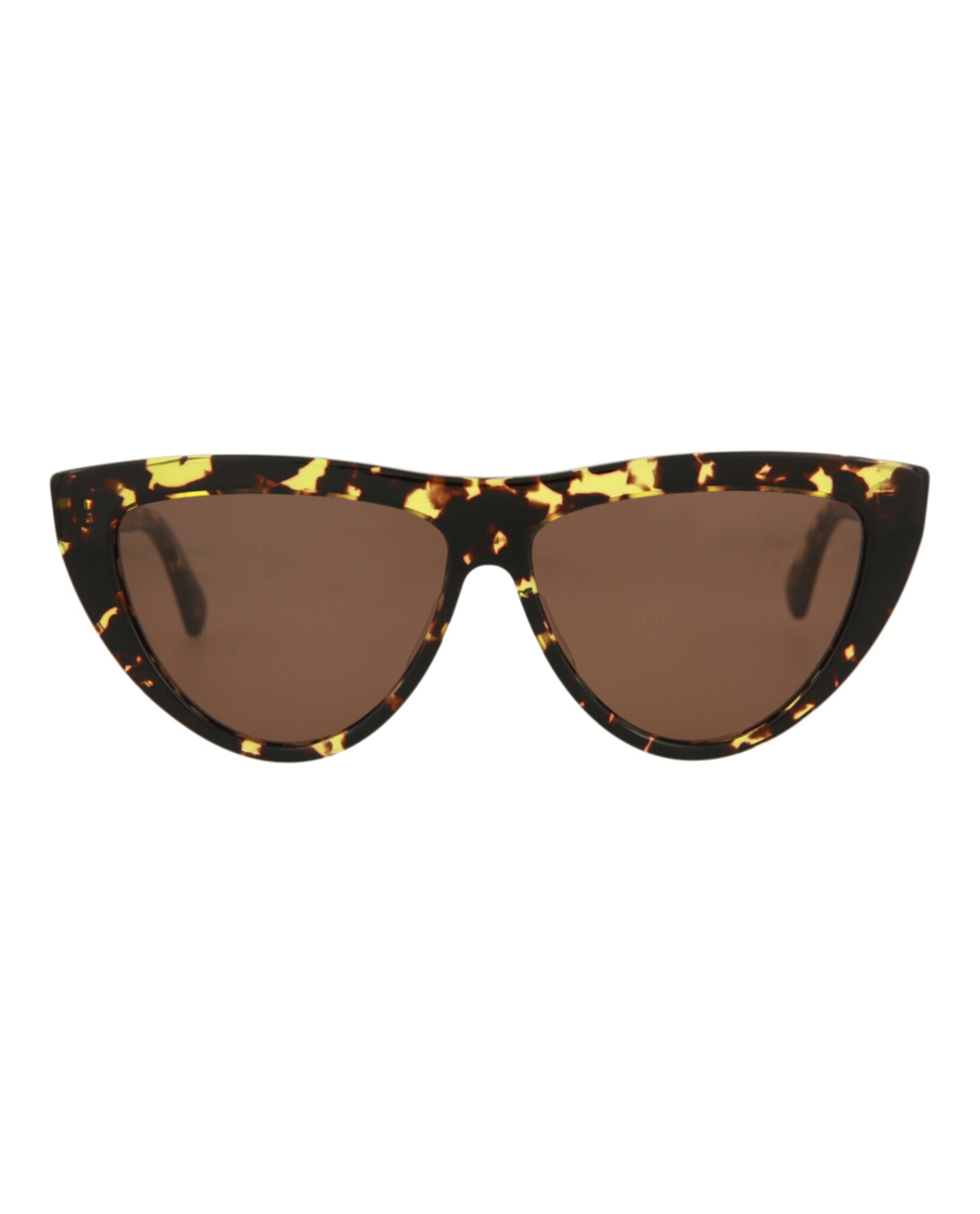 Bottega Veneta Womens Cat Eye Havana Havana Brown Fashion Designer Eyewear