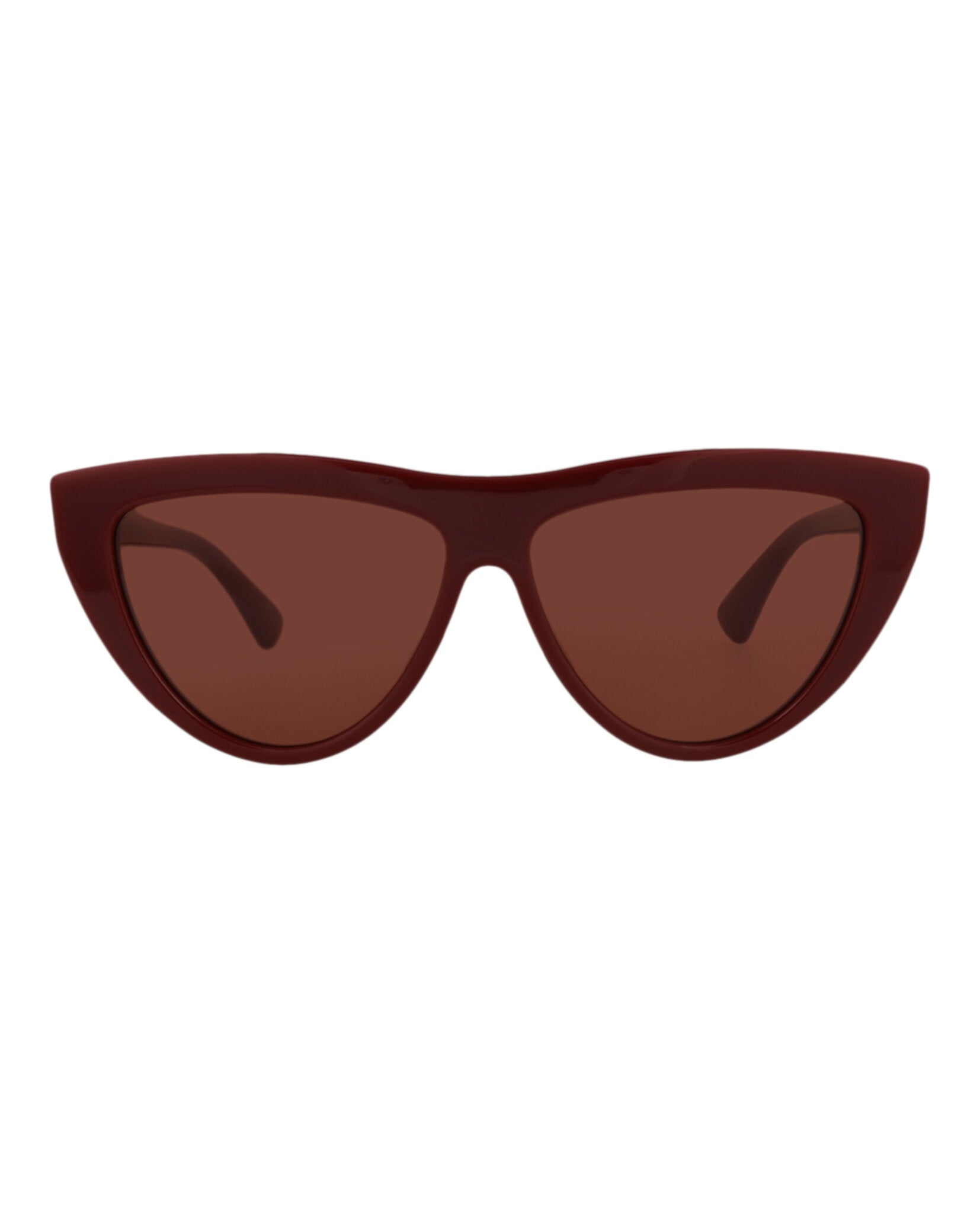 Bottega Veneta Womens Cat Eye Burgundy Burgundy Red Fashion Designer Eyewear