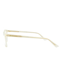 Bottega Veneta Bottega Veneta Mens Square/Rectangle Beige Beige Transparent Fashion Designer Eyewear