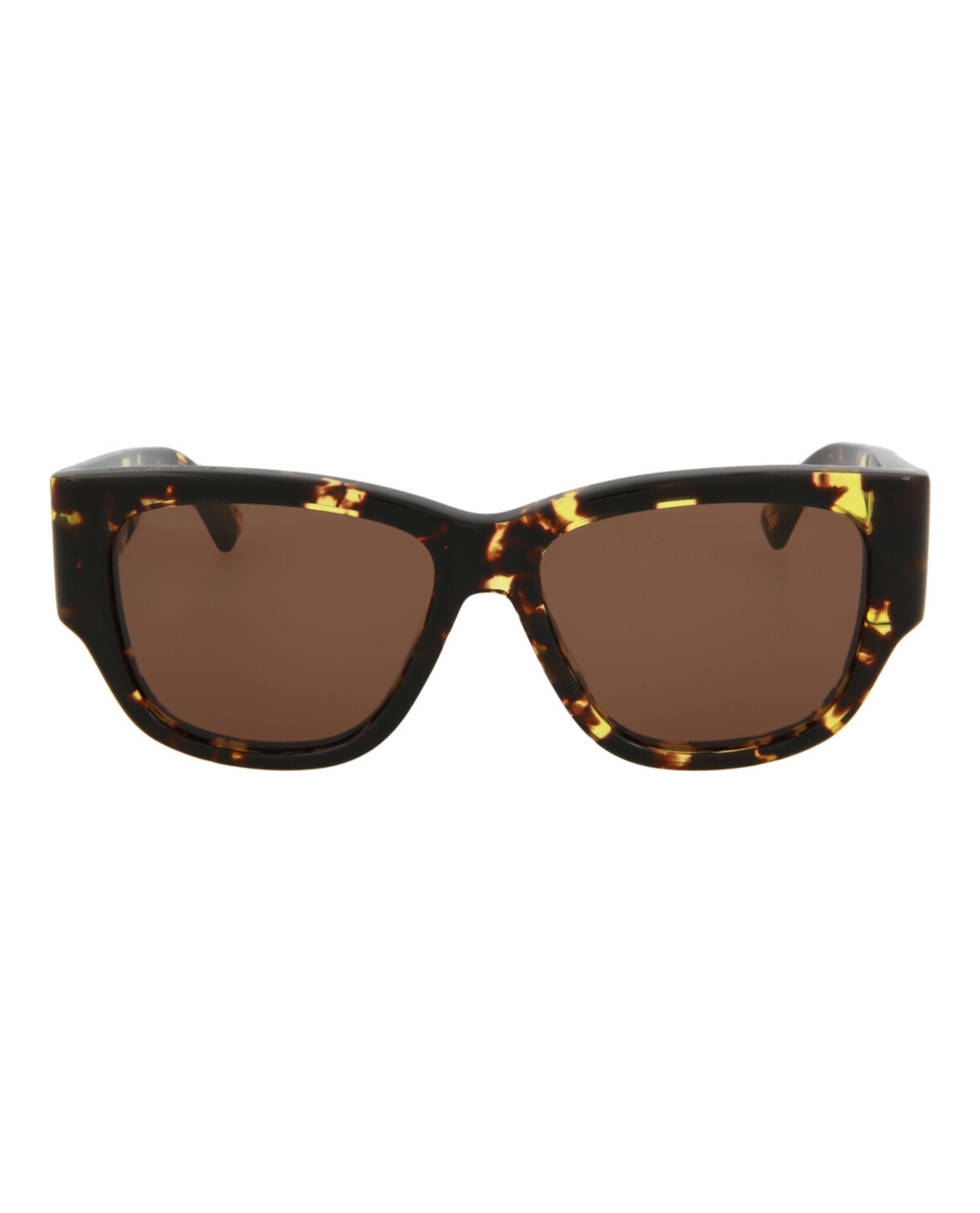 Bottega Veneta Womens Square/Rectangle Black Black Grey Fashion Designer Eyewear