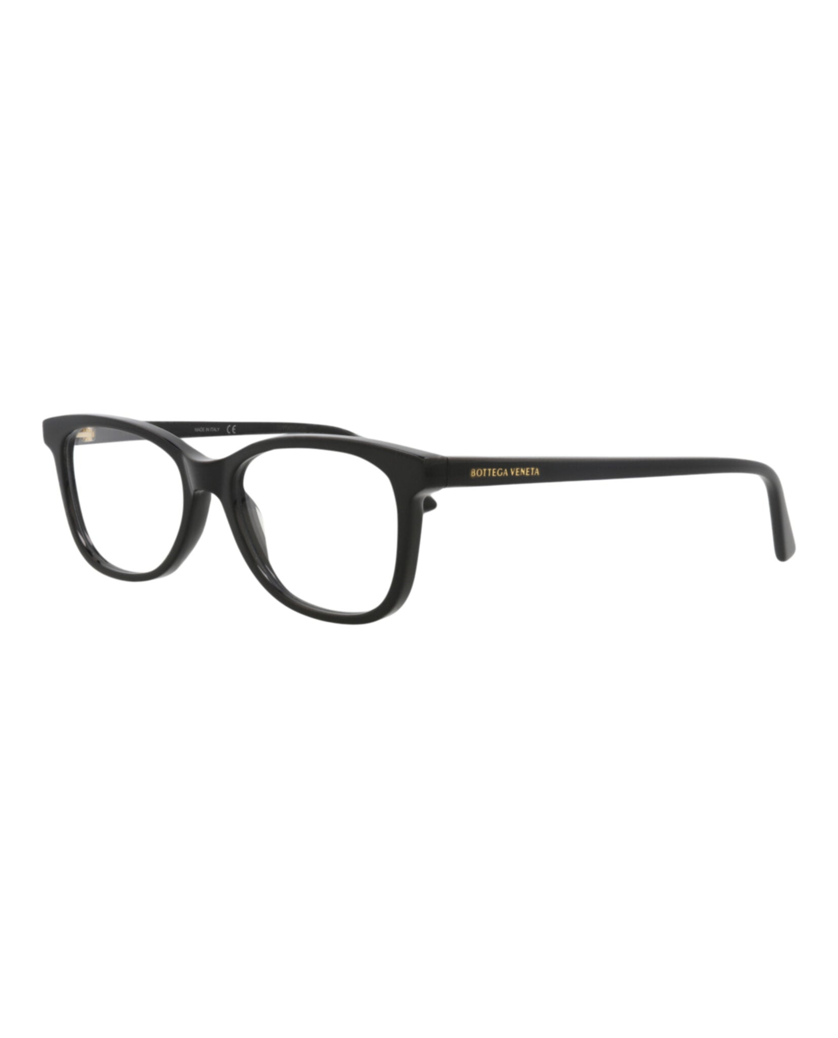 Bottega Veneta Bottega Veneta Womens Square/Rectangle Black Black Transparent Fashion Designer Eyewear