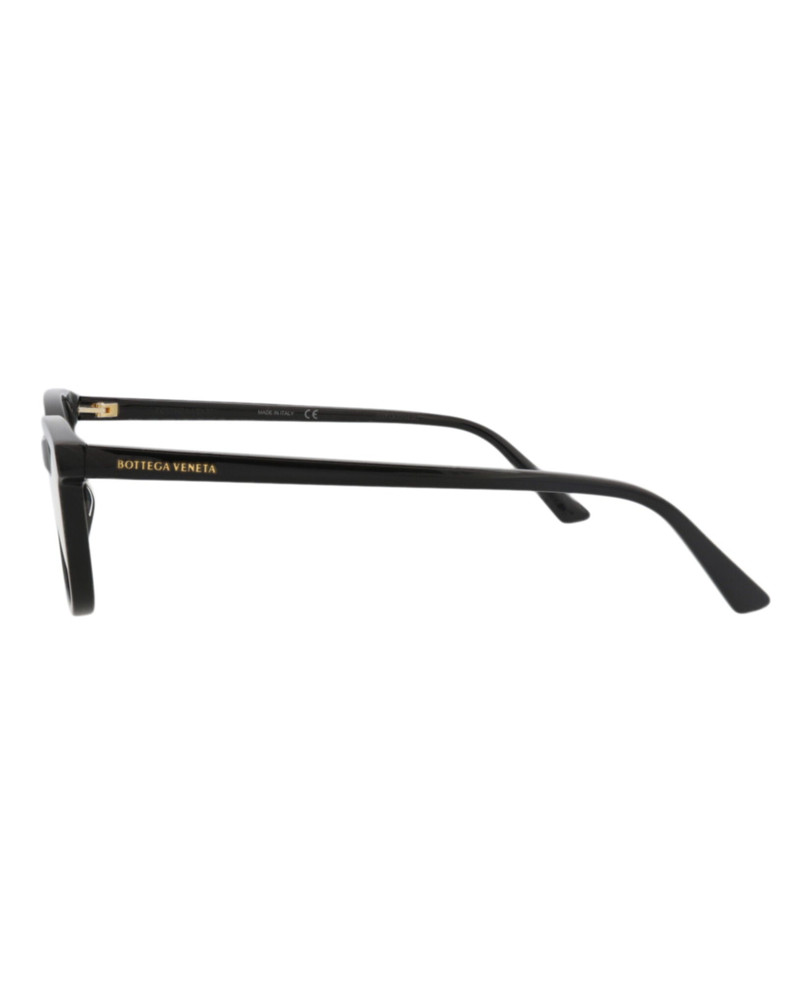 Bottega Veneta Bottega Veneta Womens Square/Rectangle Black Black Transparent Fashion Designer Eyewear