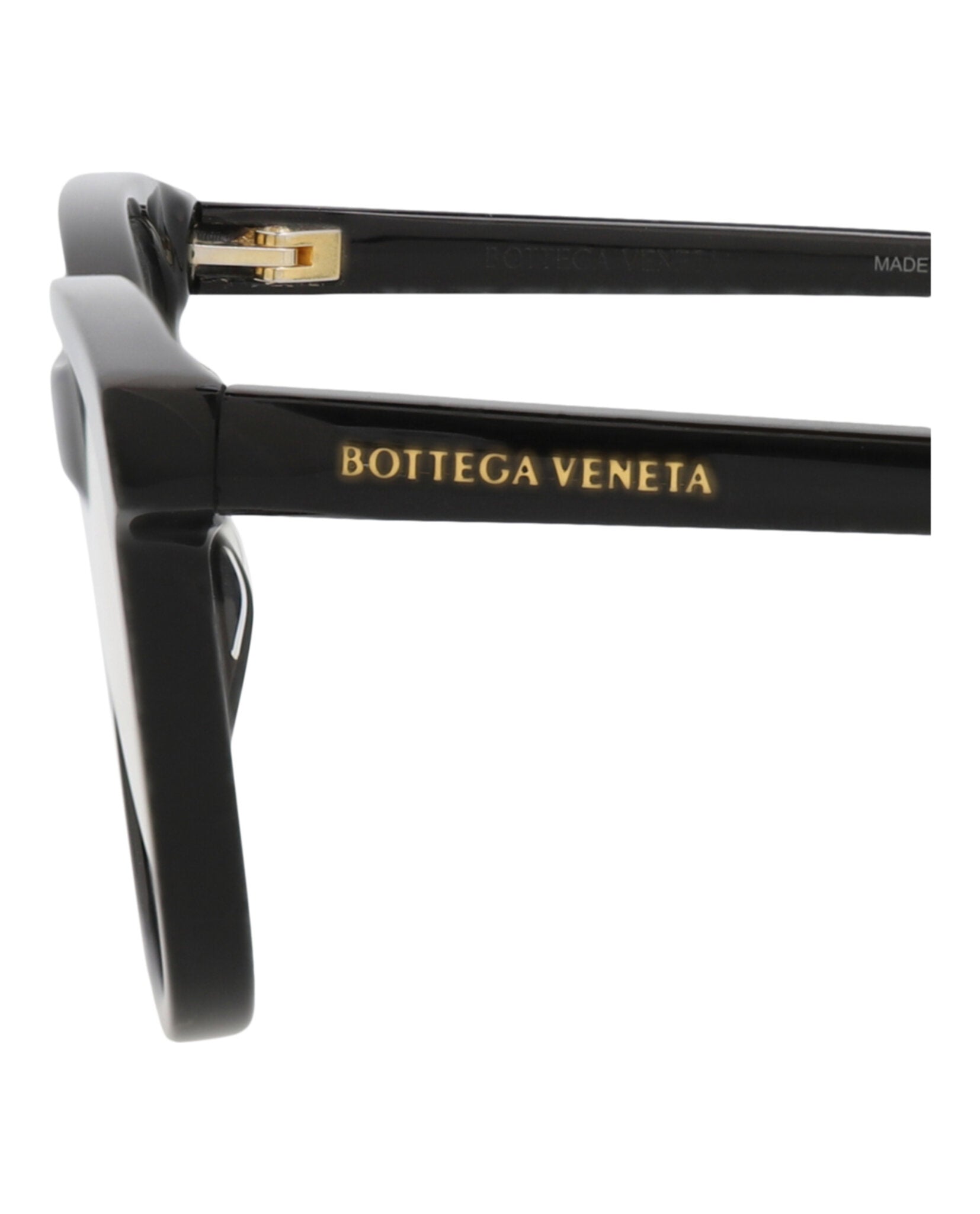 Bottega Veneta Bottega Veneta Womens Square/Rectangle Black Black Transparent Fashion Designer Eyewear