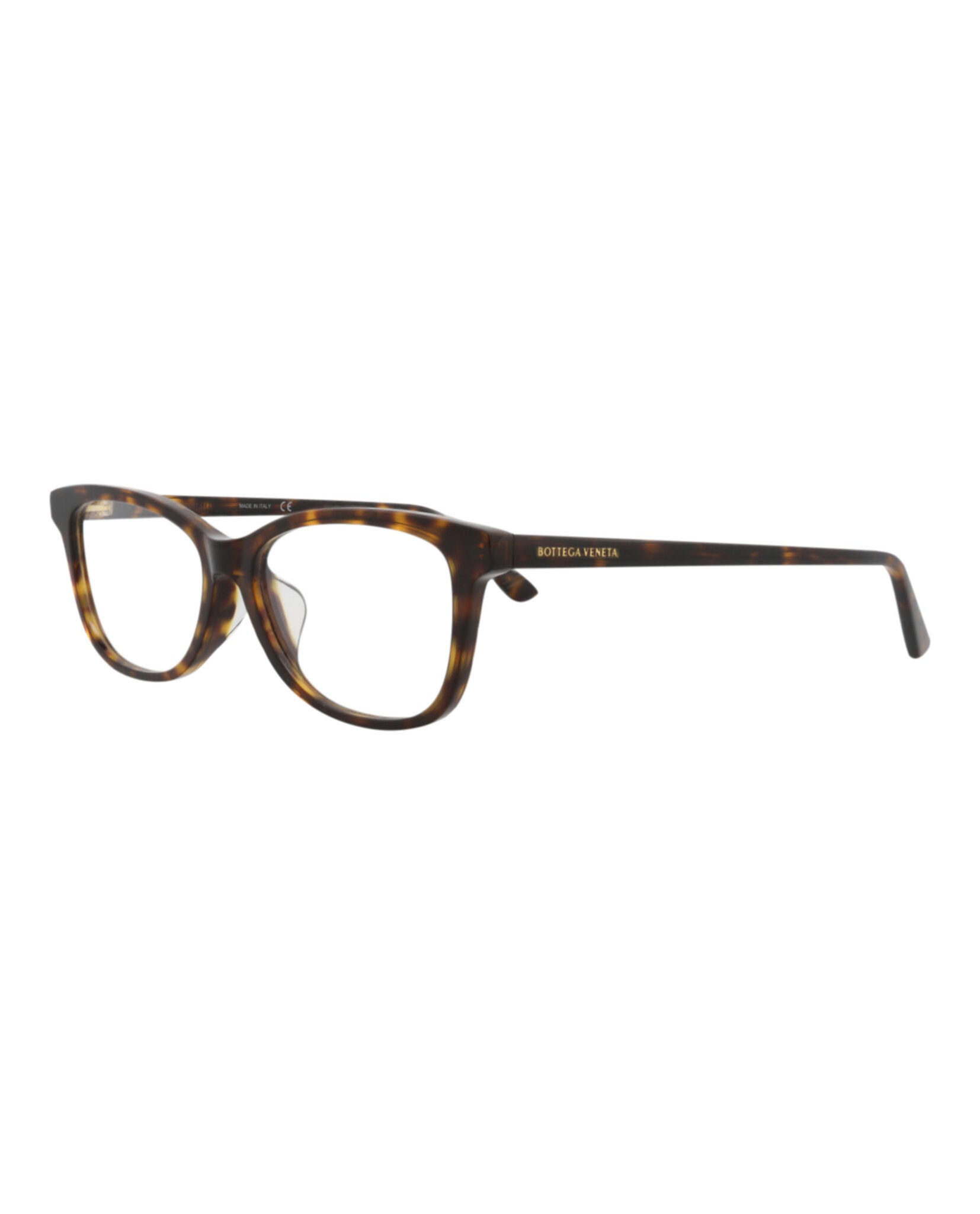 Bottega Veneta Bottega Veneta Womens Square/Rectangle Havana Havana Transparent Fashion Designer Eyewear