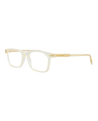 Bottega Veneta Bottega Veneta Mens Square/Rectangle Beige Beige Transparent Fashion Designer Eyewear