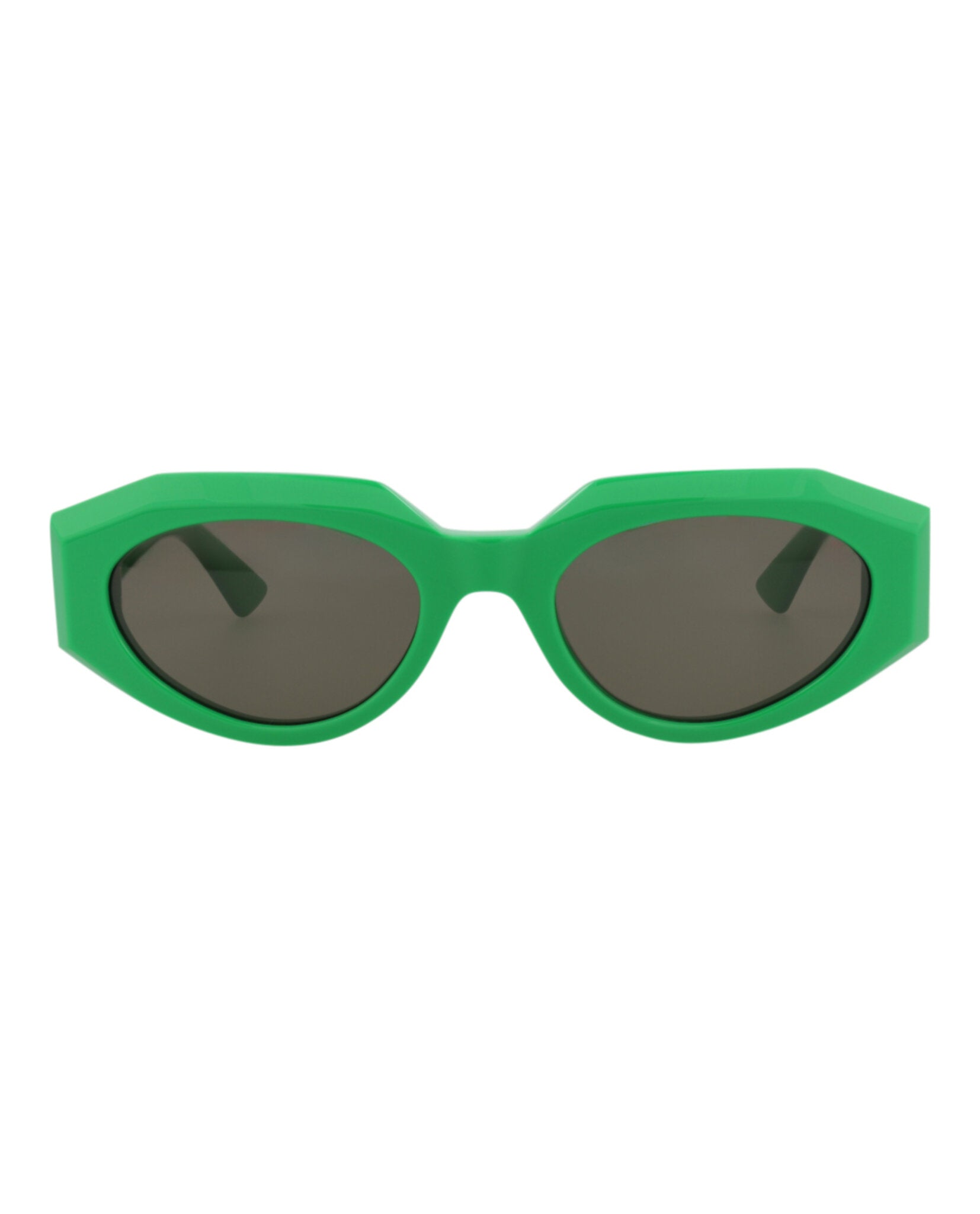 Bottega Veneta Bottega Veneta Womens Round/Oval Green Green Green Fashion Designer Eyewear