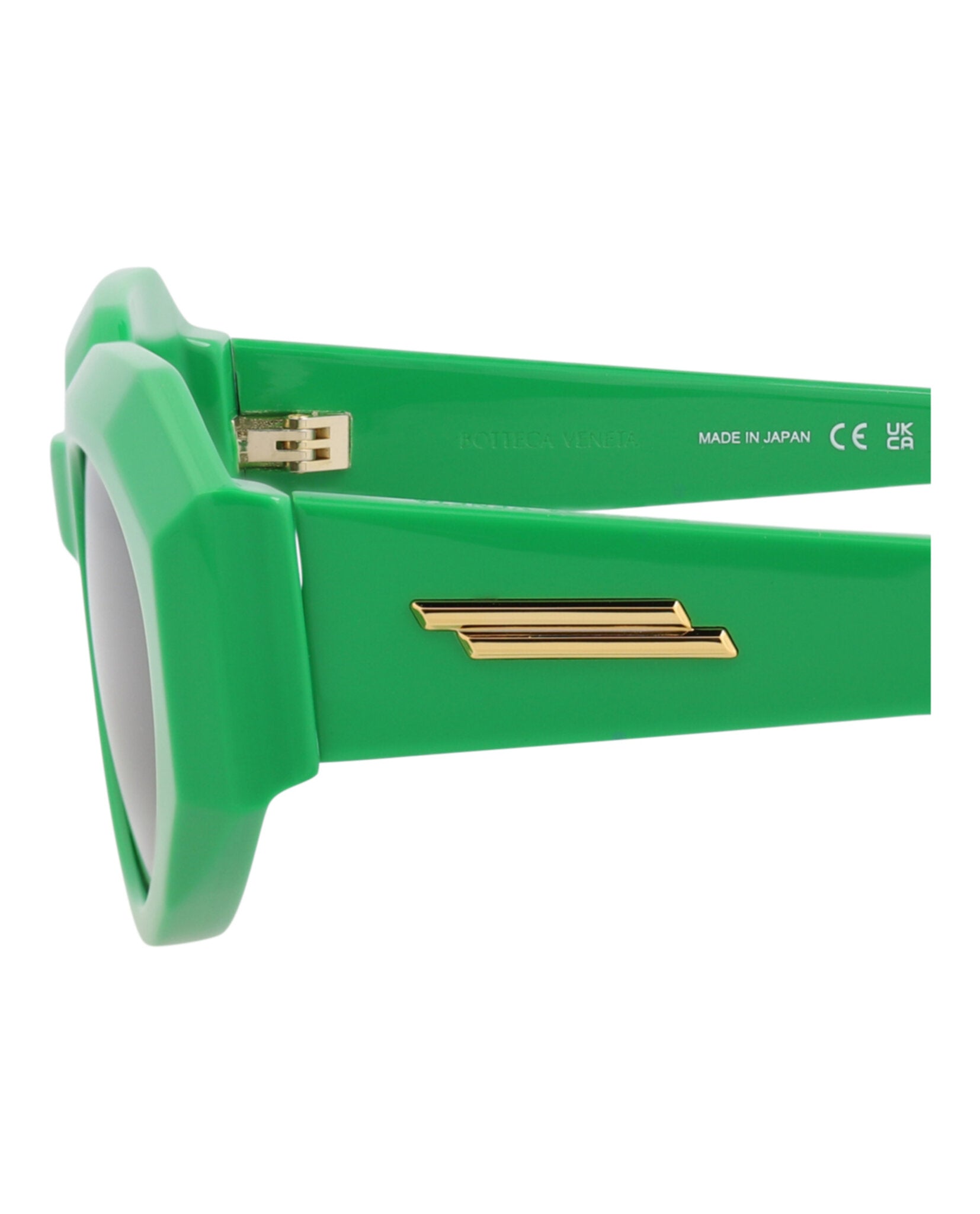 Bottega Veneta Bottega Veneta Womens Round/Oval Green Green Green Fashion Designer Eyewear