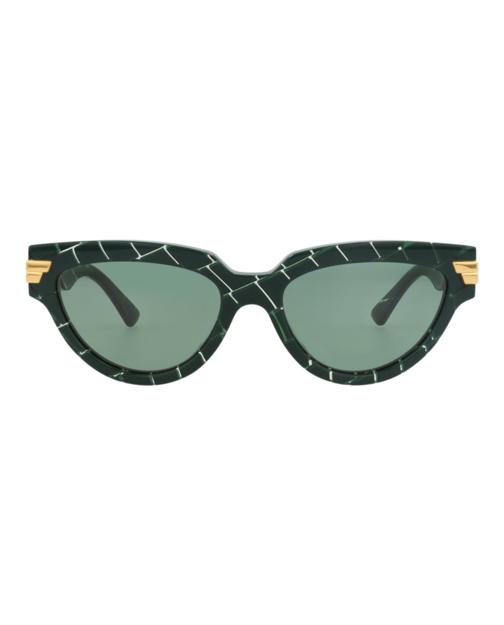 Bottega Veneta Womens Cat Eye Green Green Green Fashion Designer Eyewear