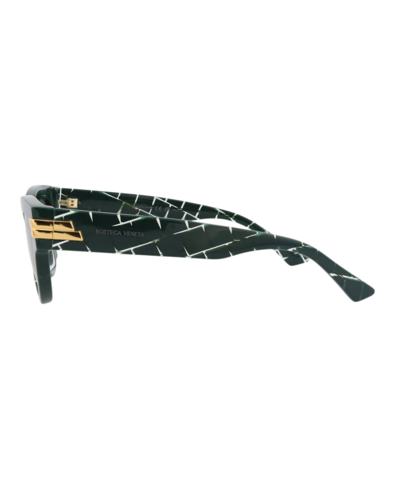 Bottega Veneta Womens Cat Eye Green Green Green Fashion Designer Eyewear