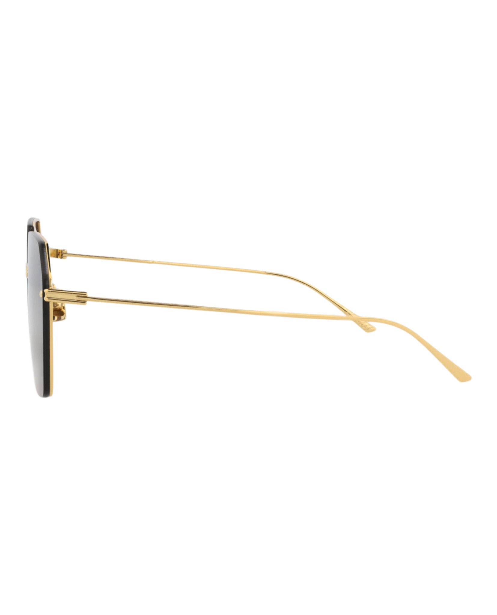 Bottega Veneta Womens Aviator Gold Gold Grey Fashion Designer Eyewear
