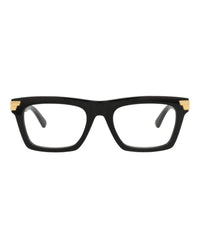 Bottega Veneta Bottega Veneta Unisex Square/Rectangle Black Black Transparent Fashion Designer Eyewear